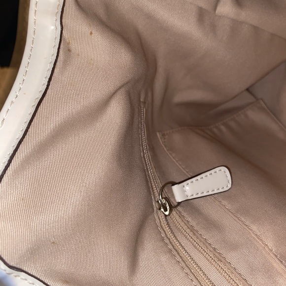 Coach Signature Stripe Devin Shoulder Bag - Picture 8 of 10